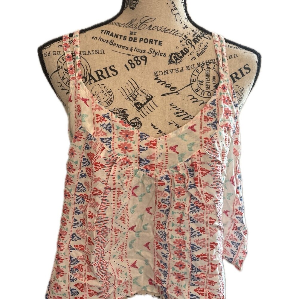 Hollister Multicolor Geometric Print Cotton Camisole